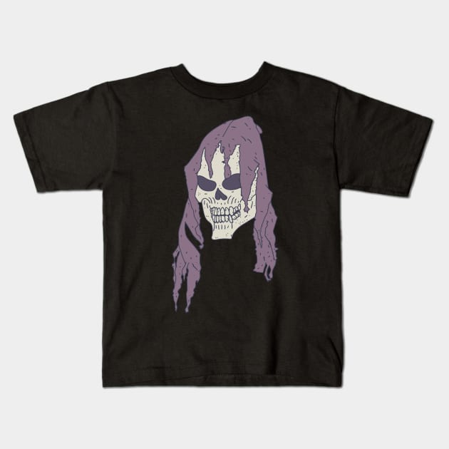 Lawful Neutral - Death - Grim Reaper Kids T-Shirt by DeWinnes